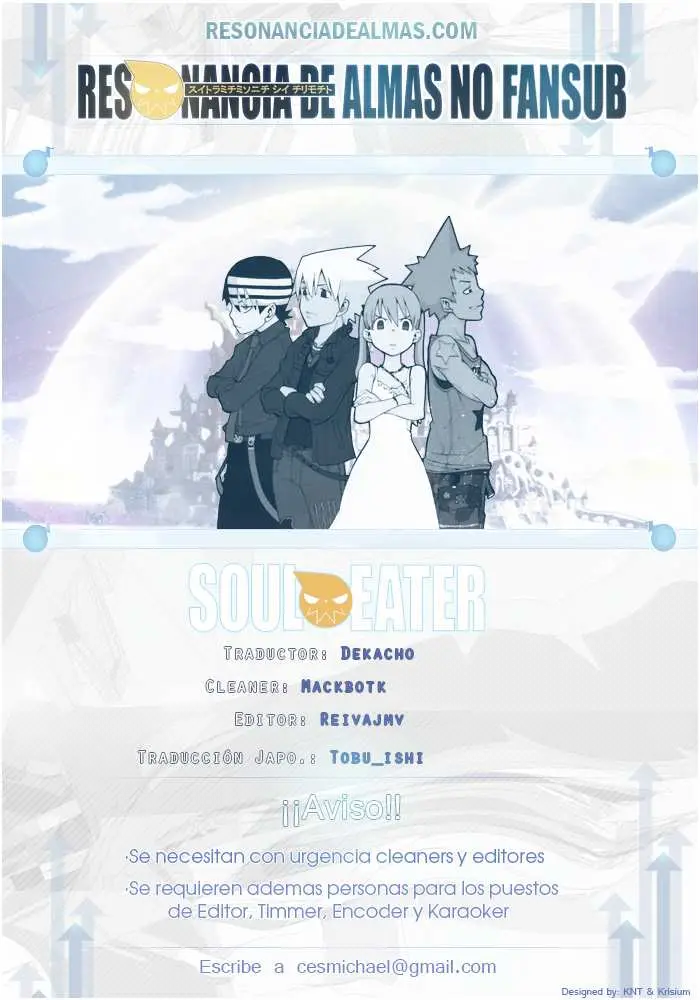 Soul Eater capítulo 72, página 1