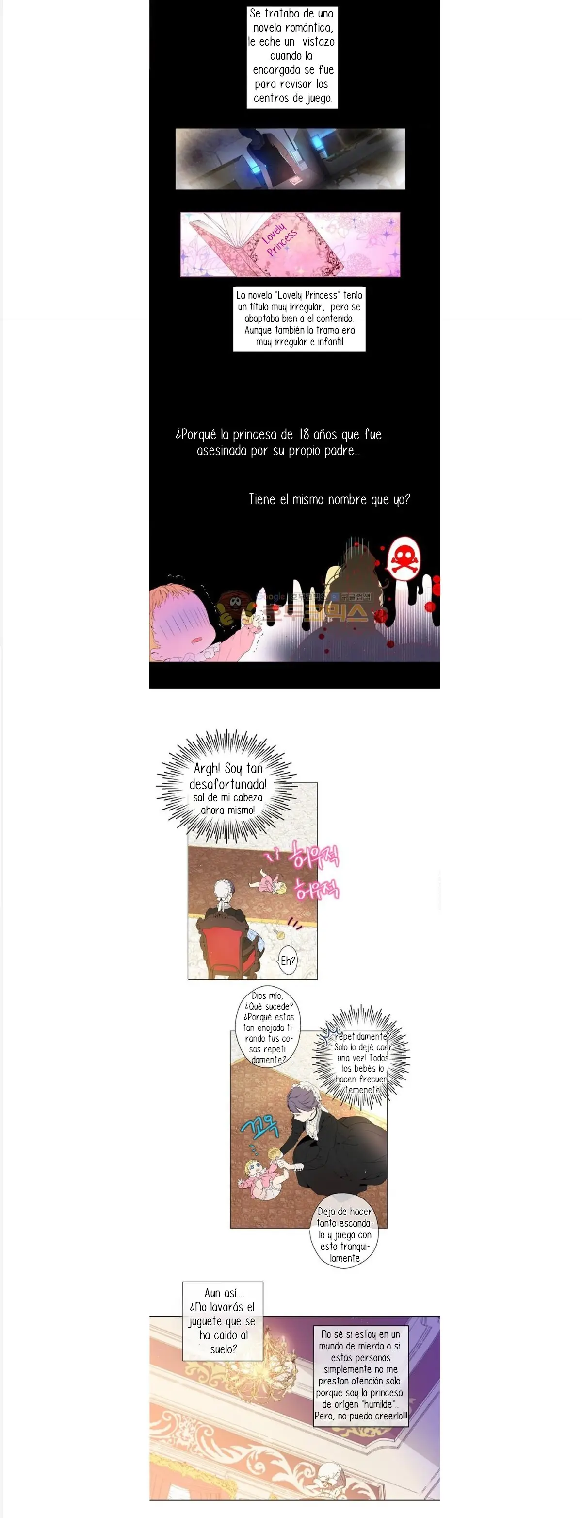 Un día me convertí en una princesa capítulo 1, página 6