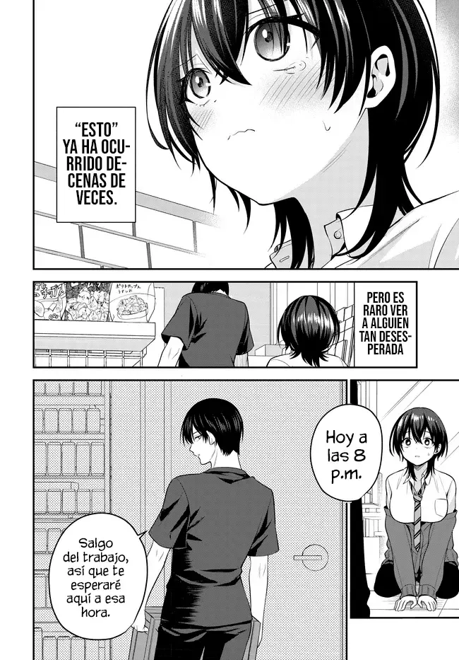 Sexo en un sauna con una Gyaru sin maquillar capítulo 2, página 4