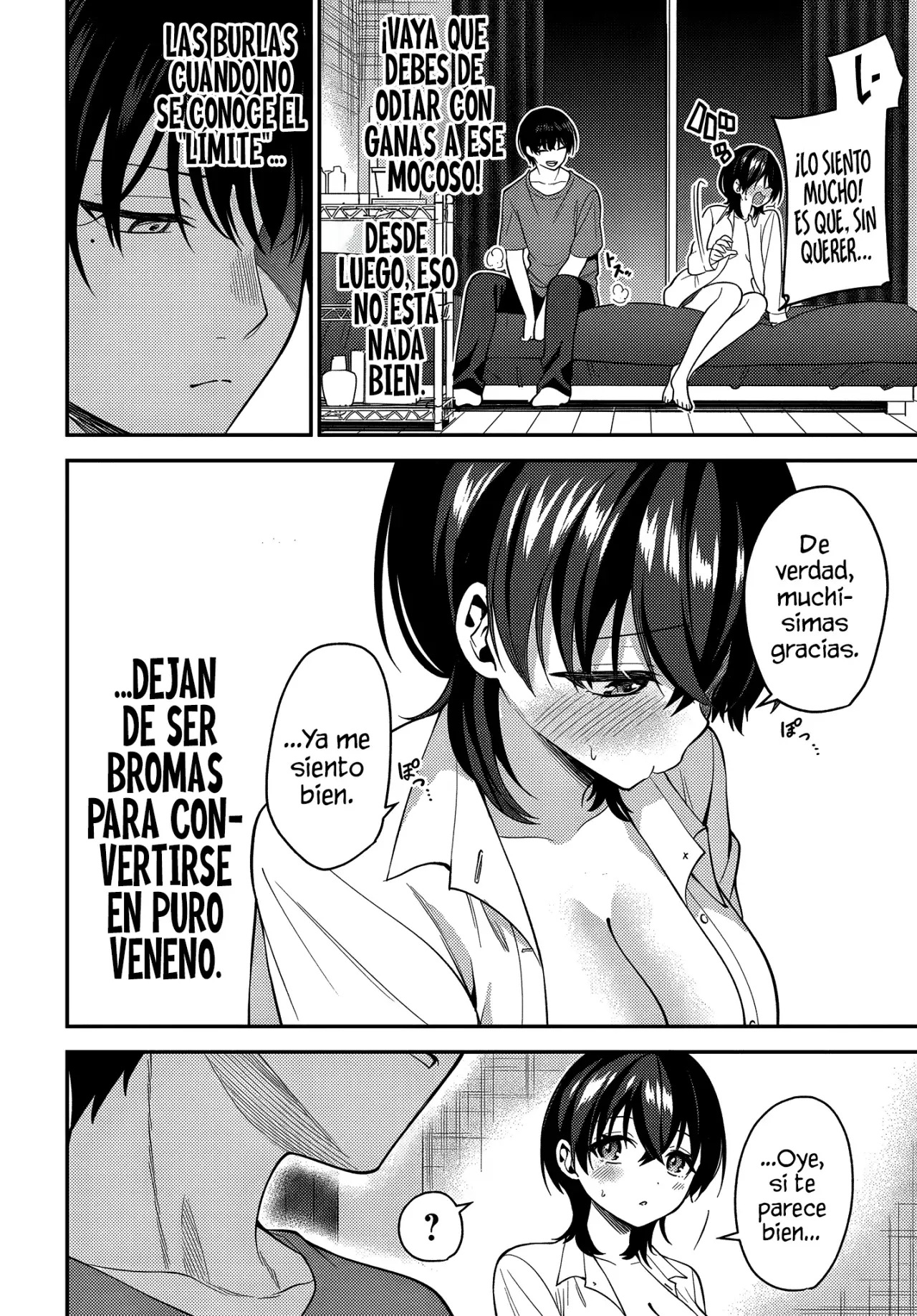 Sexo en un sauna con una Gyaru sin maquillar capítulo 3, página 18