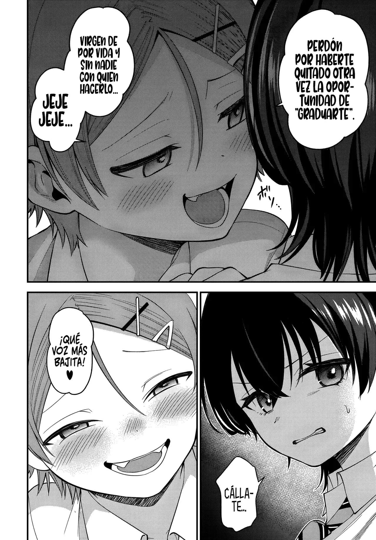 Sexo en un sauna con una Gyaru sin maquillar capítulo 4, página 12