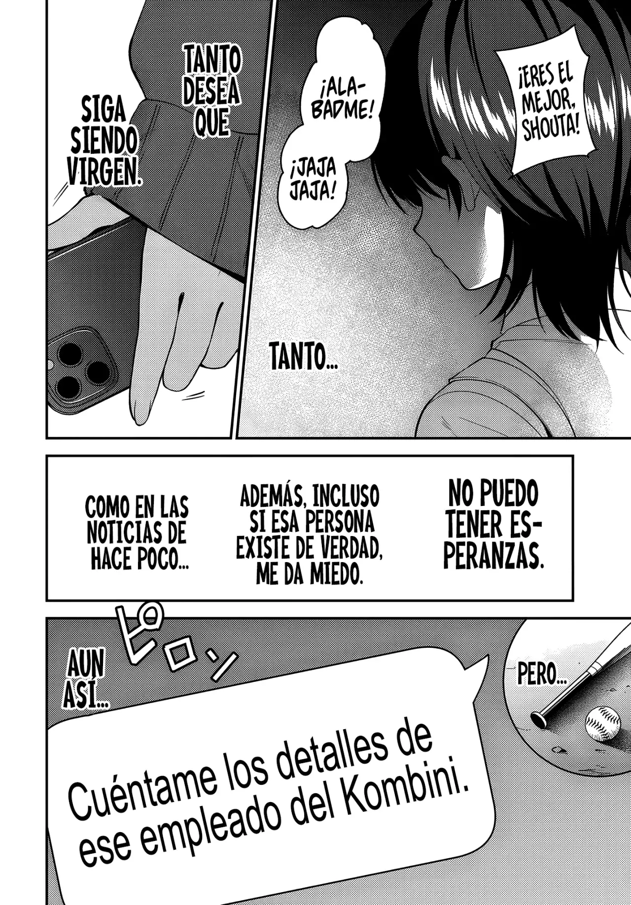 Sexo en un sauna con una Gyaru sin maquillar capítulo 4, página 14