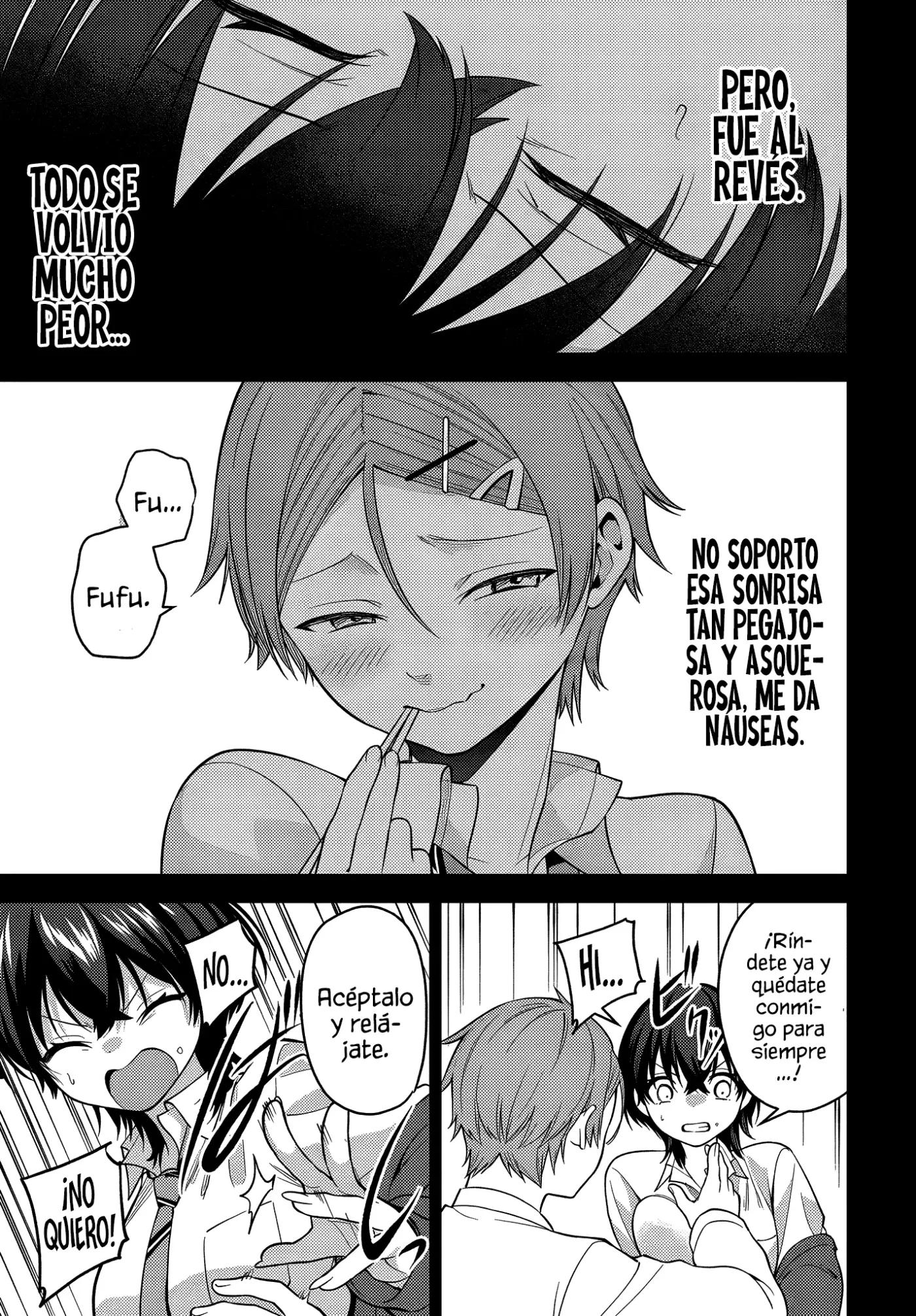 Sexo en un sauna con una Gyaru sin maquillar capítulo 5, página 22