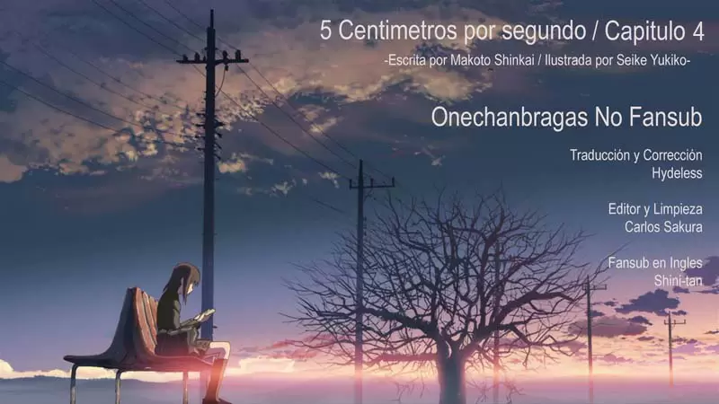 5 Centímetros Por Segundo capítulo 4, página 39