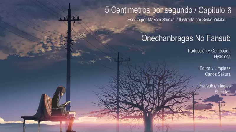 5 Centímetros Por Segundo capítulo 6, página 44