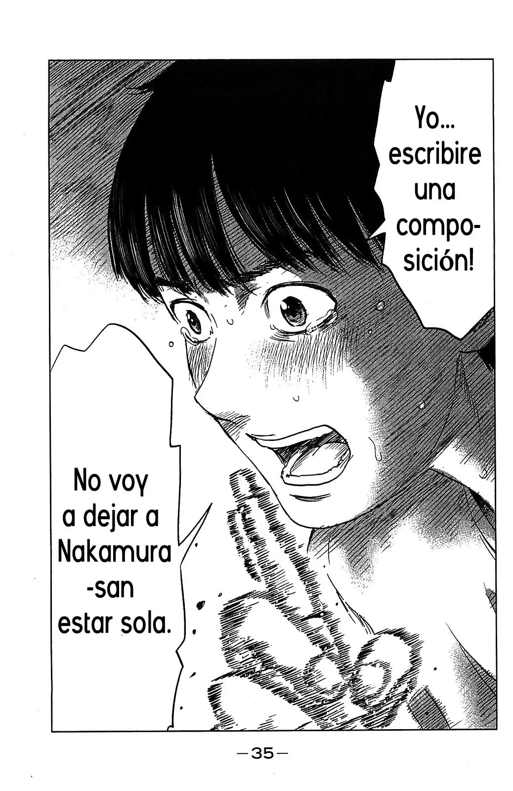 Aku no Hana capítulo 18, página 34