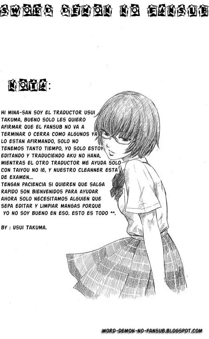 Aku no Hana capítulo 20, página 34