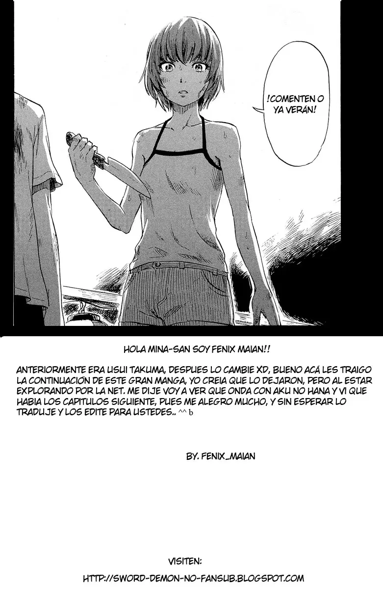 Aku no Hana capítulo 33, página 38