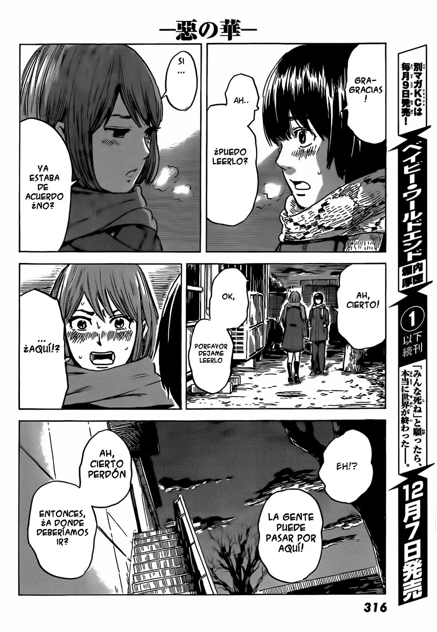 Aku no Hana capítulo 40, página 12