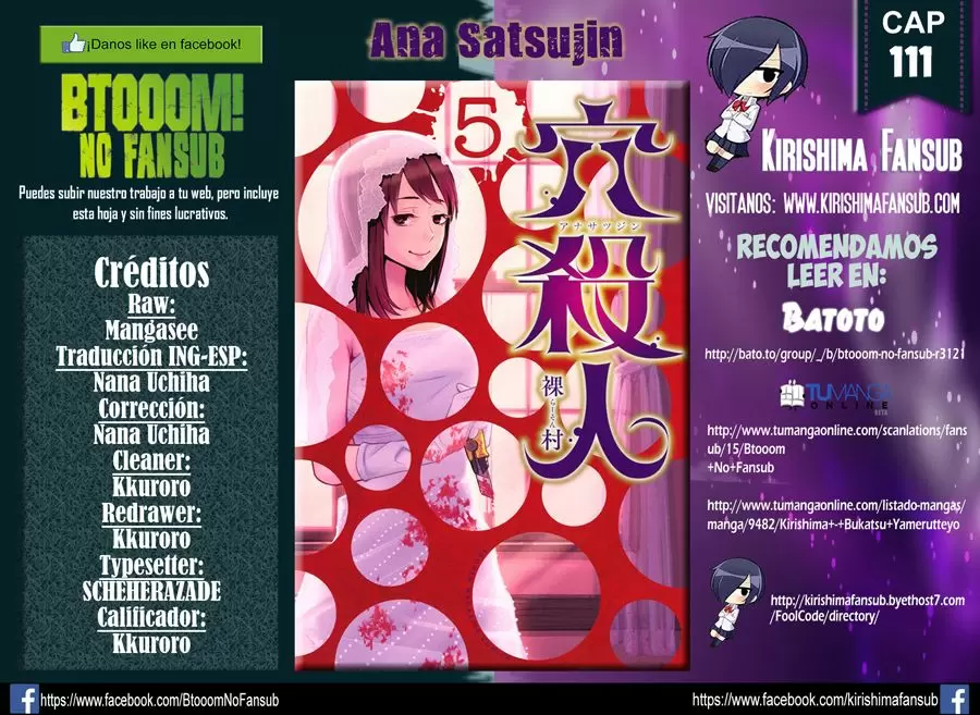 Ana Satsujin capítulo 111, página 1