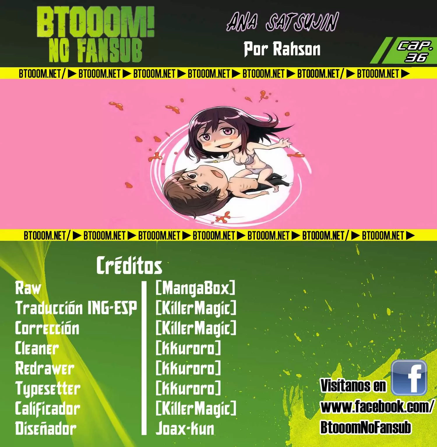 Ana Satsujin capítulo 36, página 1