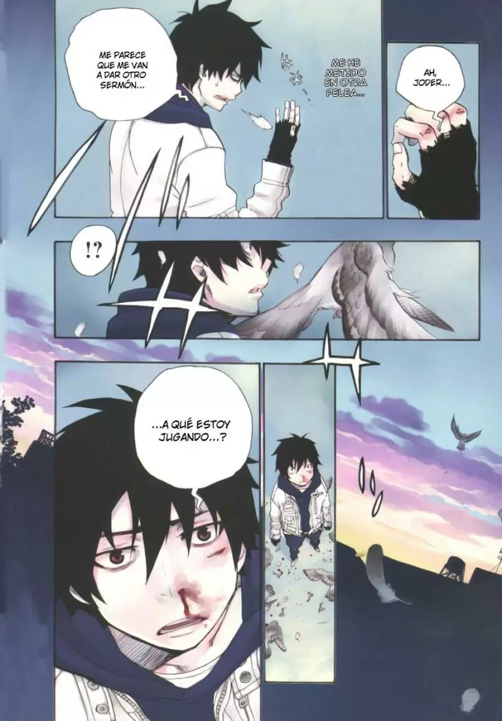 Ao no Exorcist capítulo 1, página 4