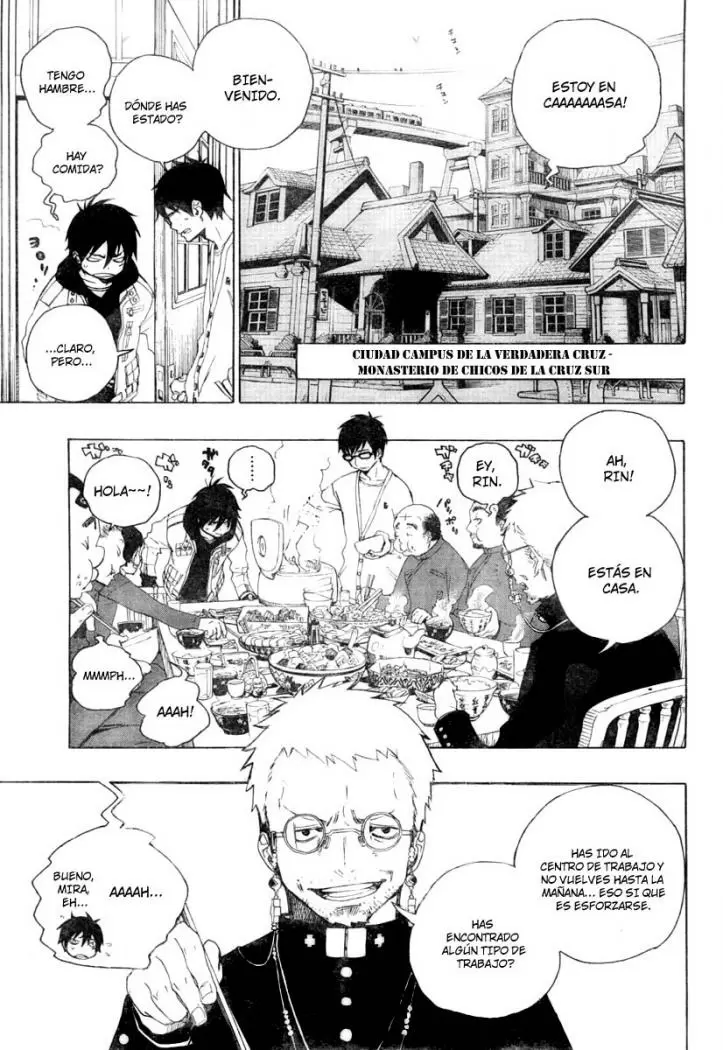 Ao no Exorcist capítulo 1, página 5