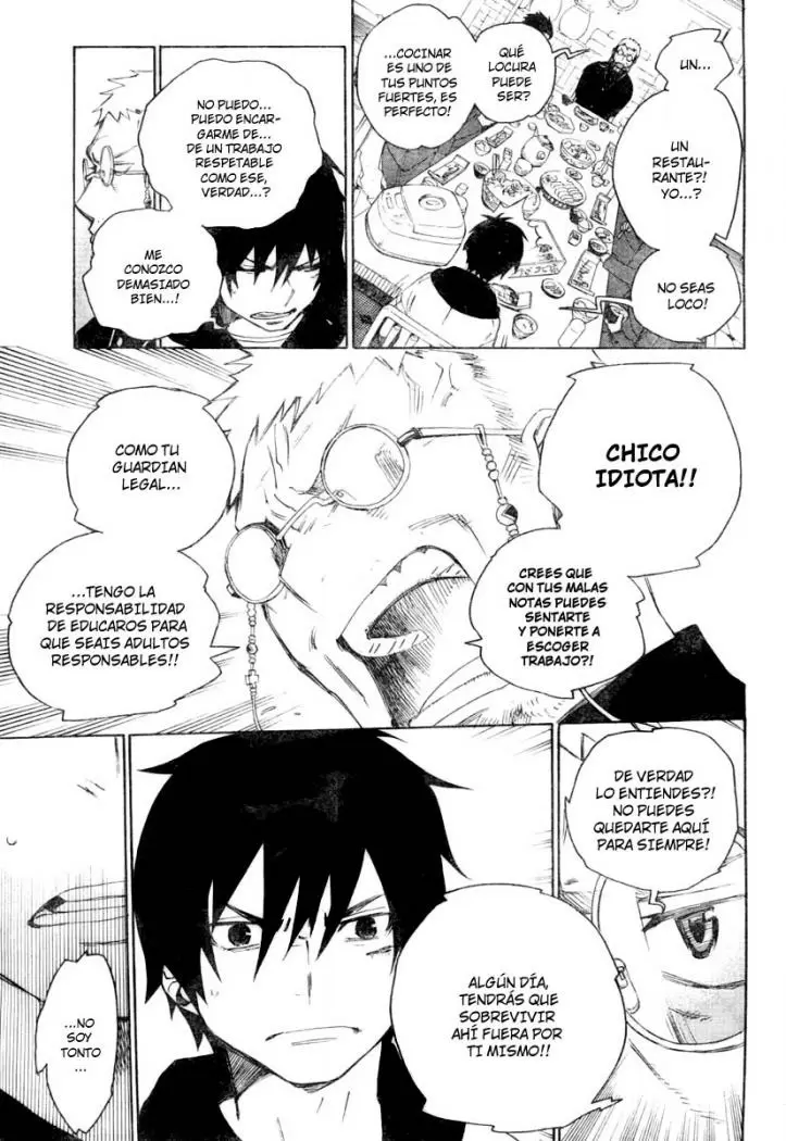 Ao no Exorcist capítulo 1, página 7