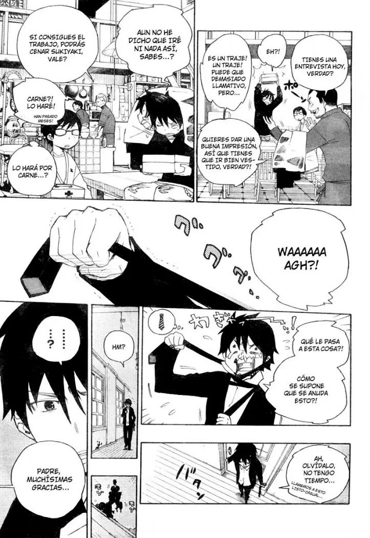 Ao no Exorcist capítulo 1, página 11