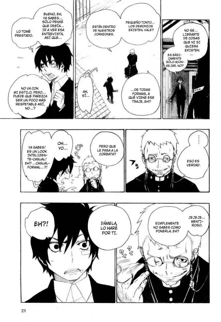 Ao no Exorcist capítulo 1, página 13