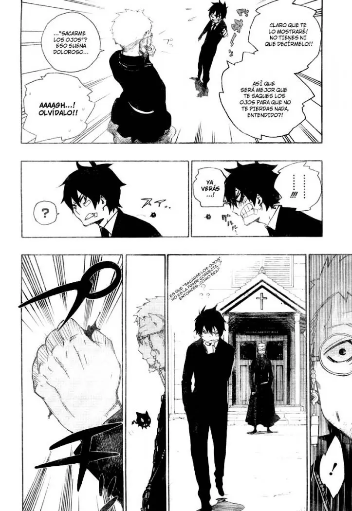 Ao no Exorcist capítulo 1, página 16