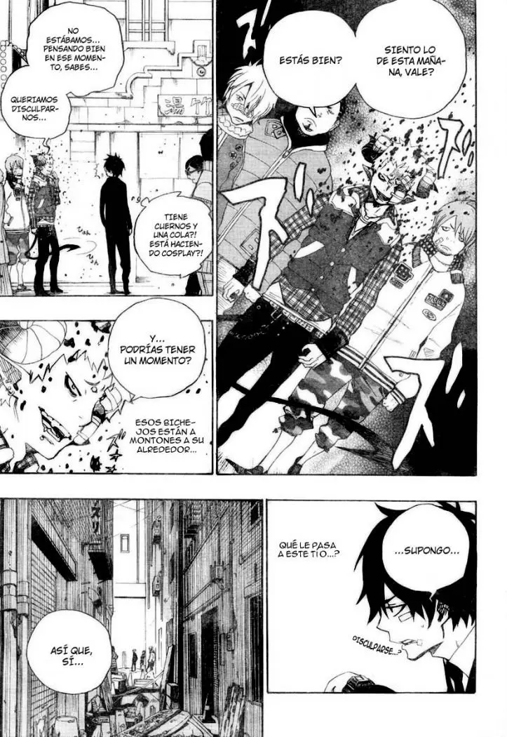 Ao no Exorcist capítulo 1, página 19