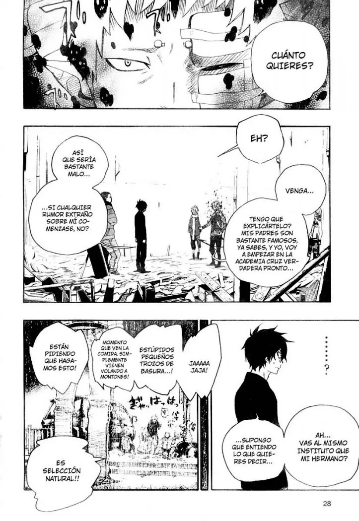 Ao no Exorcist capítulo 1, página 20