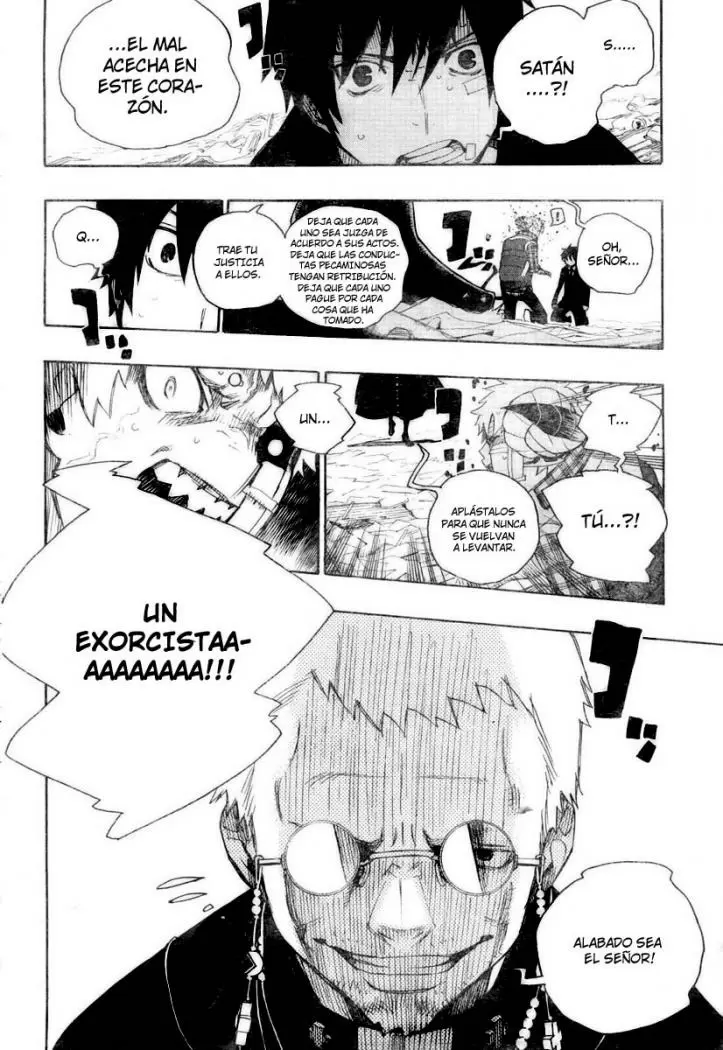 Ao no Exorcist capítulo 1, página 28
