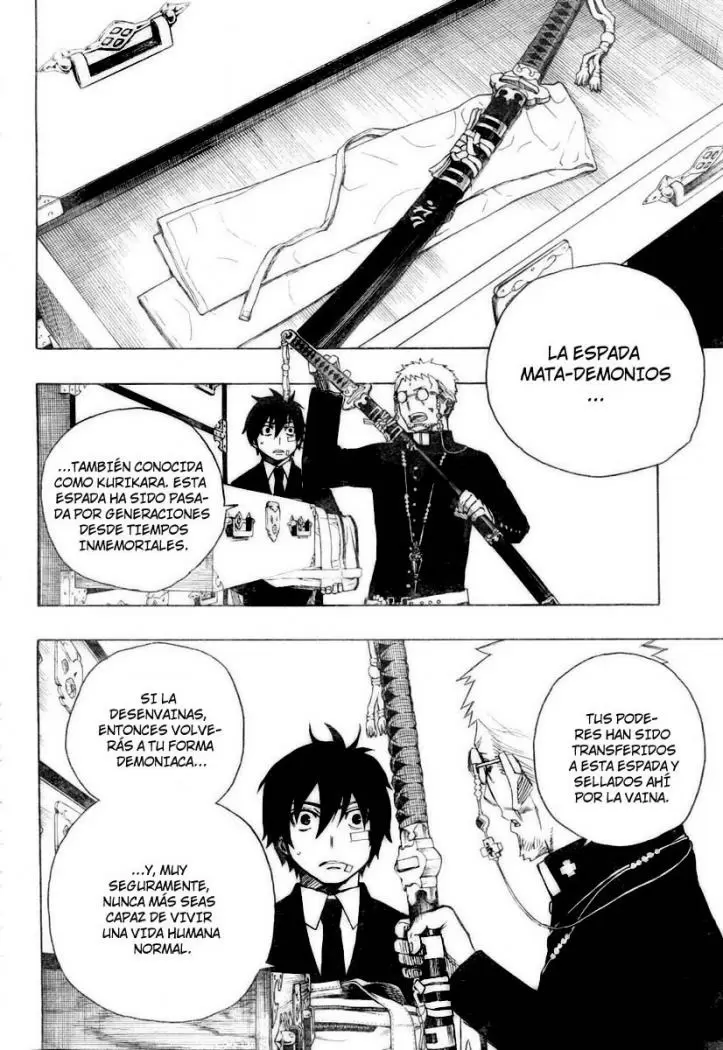 Ao no Exorcist capítulo 1, página 36