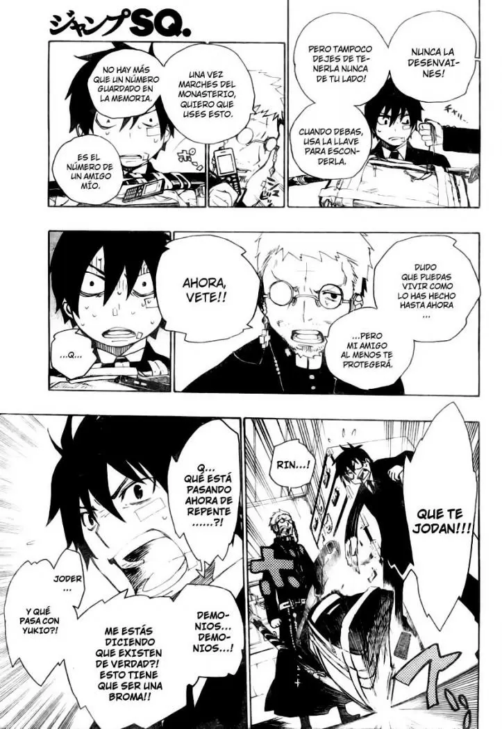 Ao no Exorcist capítulo 1, página 37