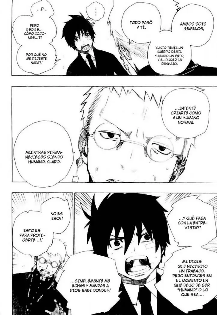 Ao no Exorcist capítulo 1, página 38
