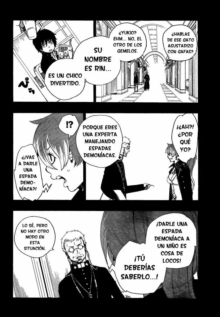 Ao no Exorcist capítulo 10, página 18