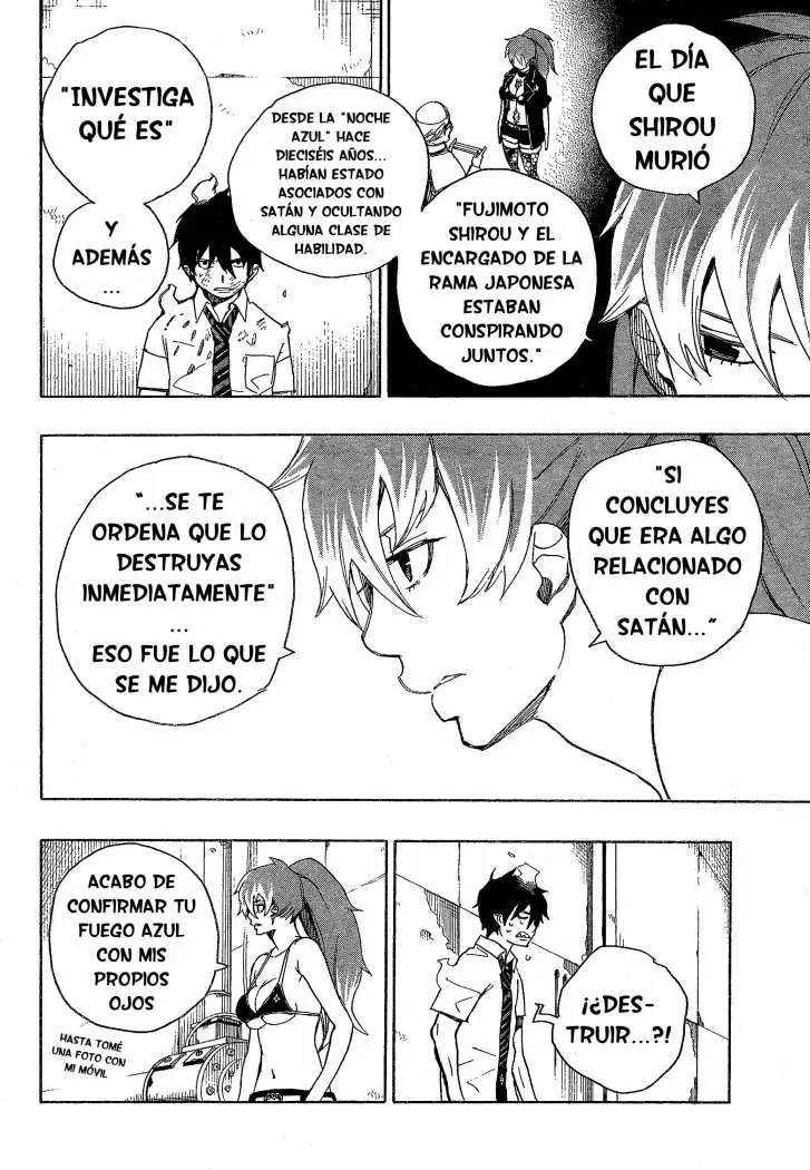 Ao no Exorcist capítulo 10, página 22