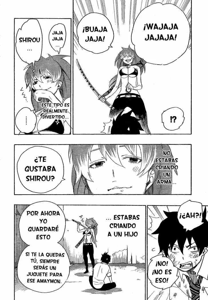 Ao no Exorcist capítulo 10, página 34