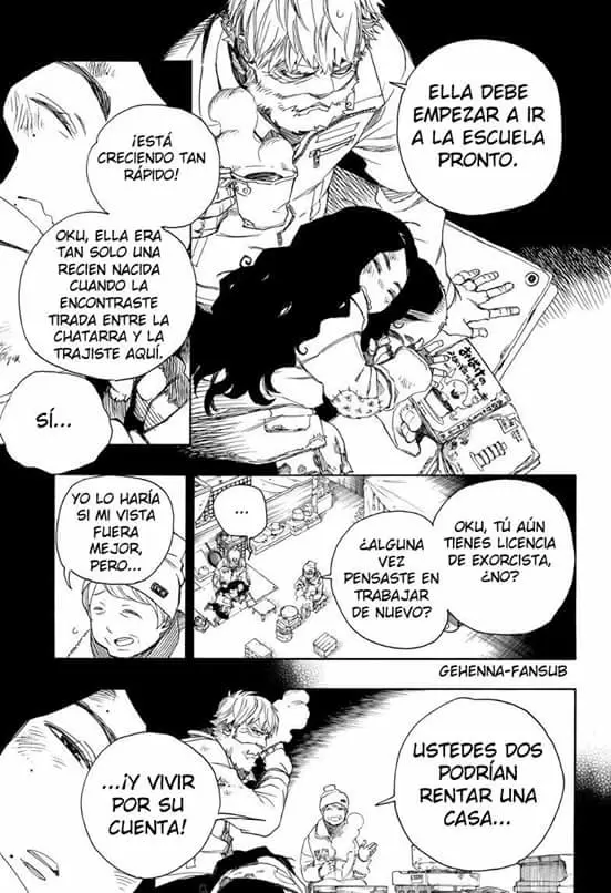 Ao no Exorcist capítulo 100, página 14