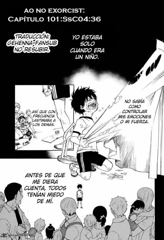 Ao no Exorcist capítulo 101, página 3