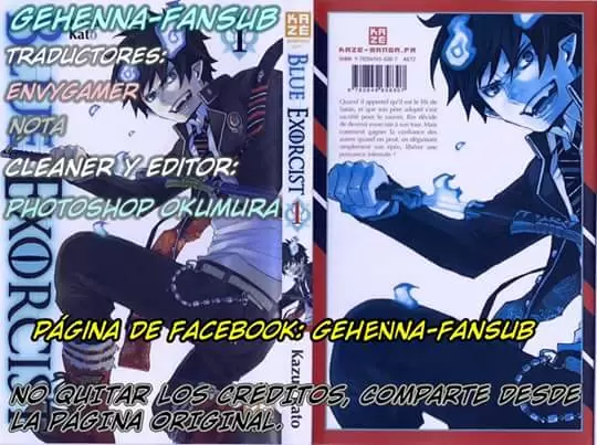 Ao no Exorcist capítulo 102, página 3