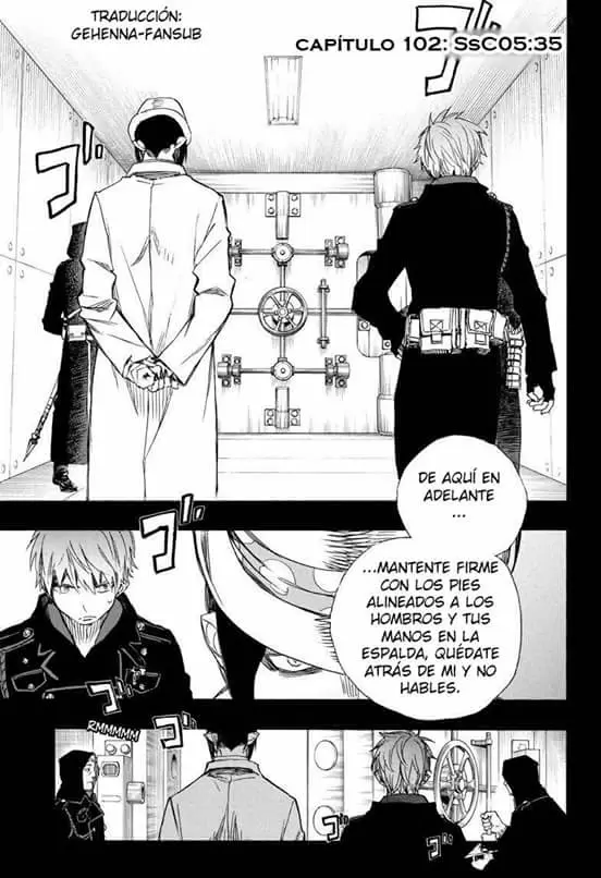 Ao no Exorcist capítulo 102, página 4
