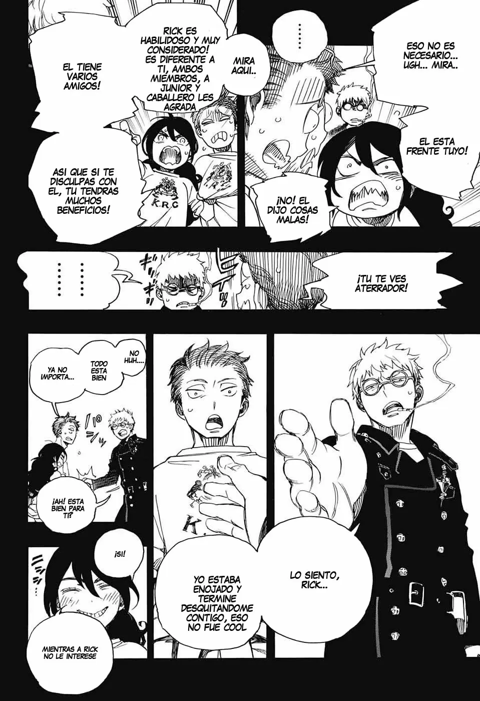 Ao no Exorcist capítulo 104, página 20