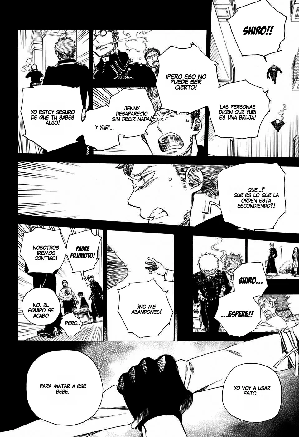 Ao no Exorcist capítulo 108, página 28