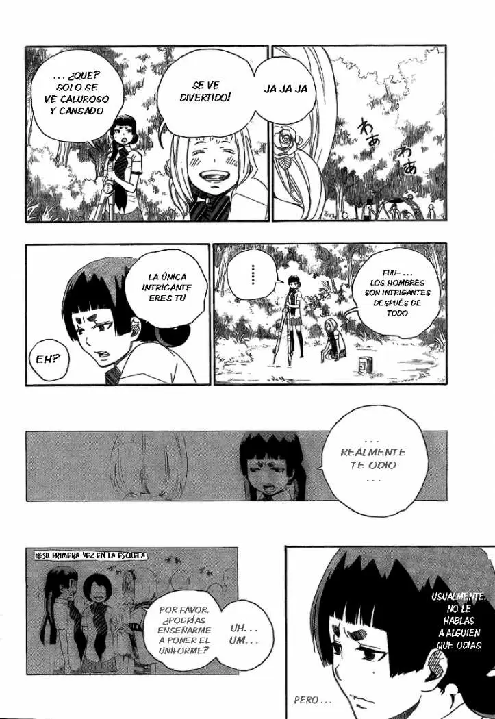 Ao no Exorcist capítulo 11, página 21