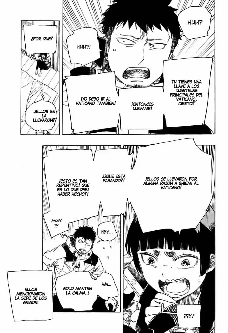 Ao no Exorcist capítulo 110, página 22