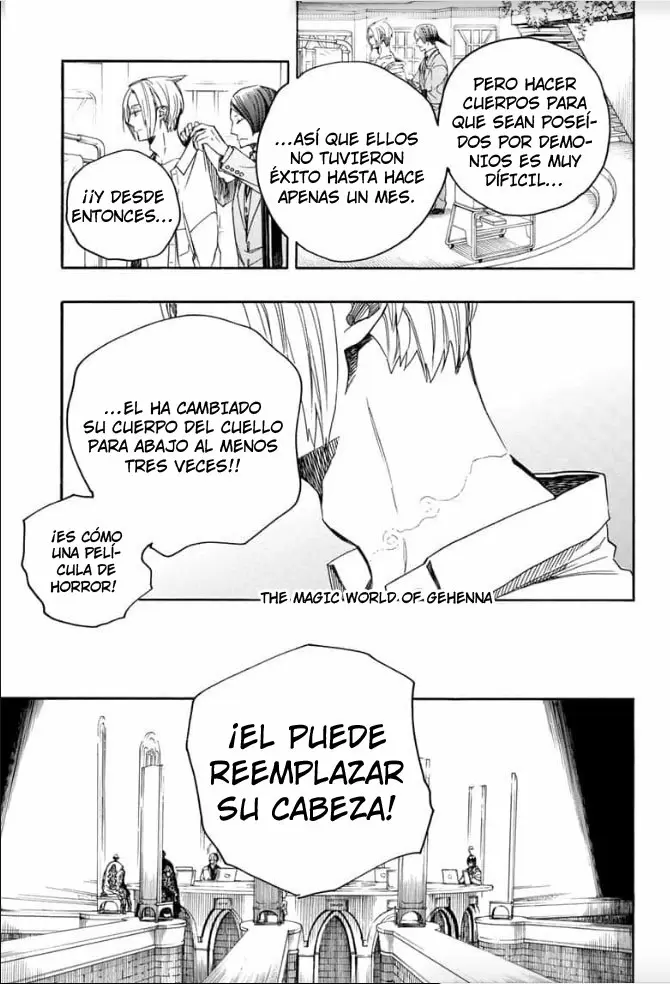 Ao no Exorcist capítulo 111, página 5
