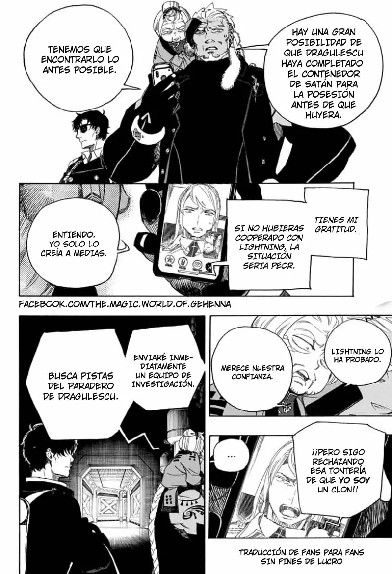Ao no Exorcist capítulo 113, página 3