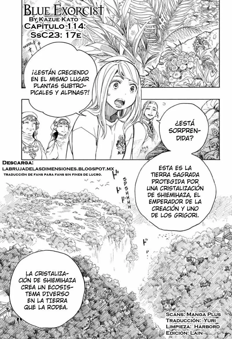 Ao no Exorcist capítulo 114, página 1