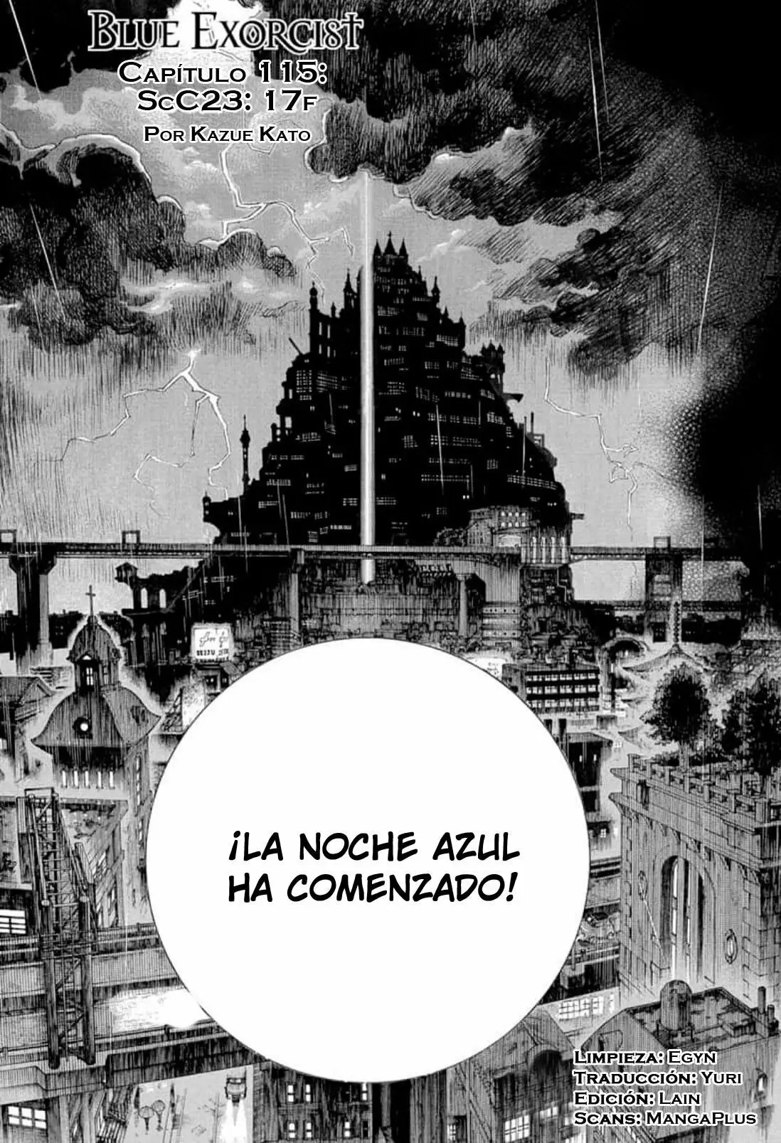 Ao no Exorcist capítulo 115, página 1