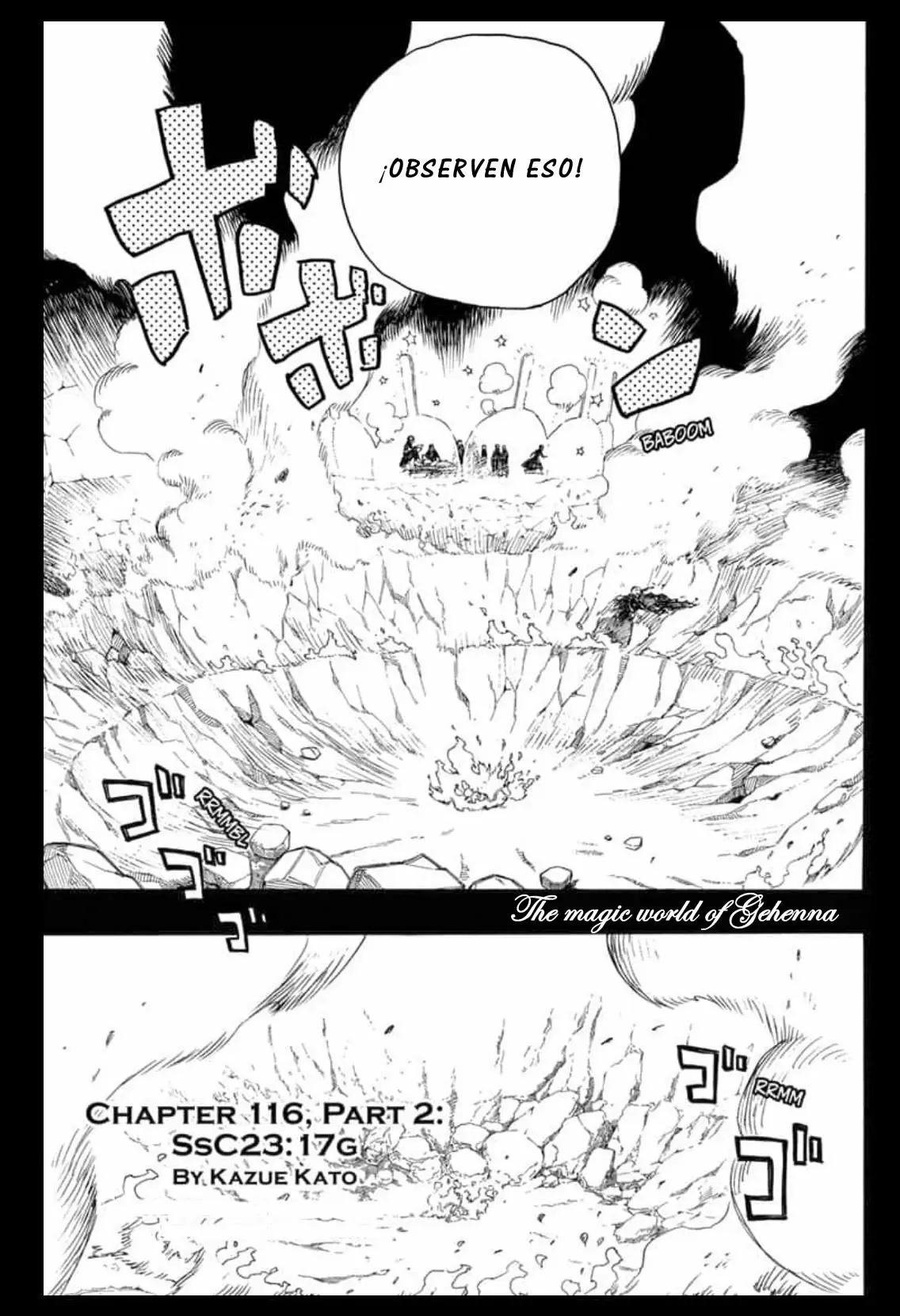 Ao no Exorcist capítulo 116.50, página 3