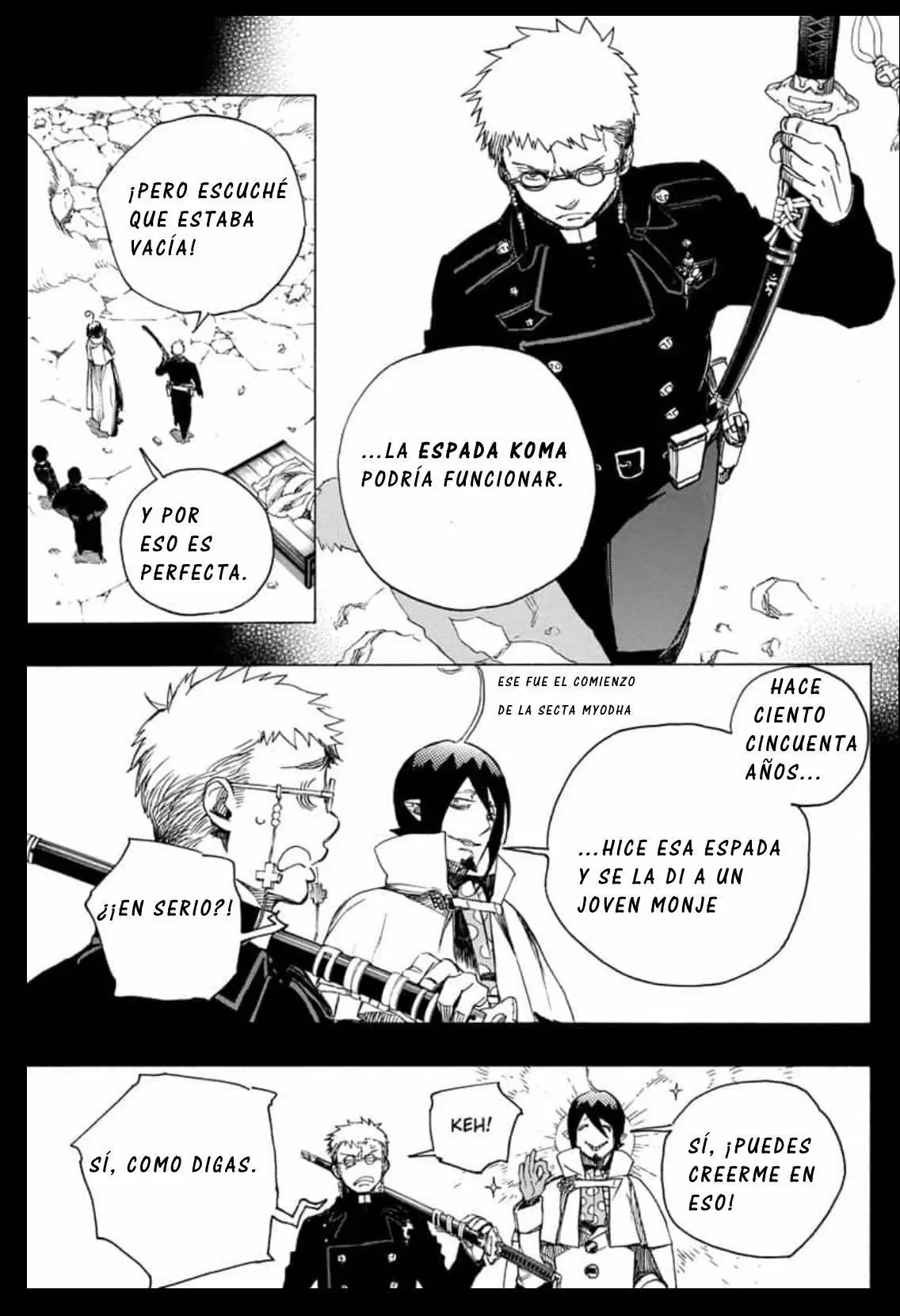 Ao no Exorcist capítulo 116.50, página 5
