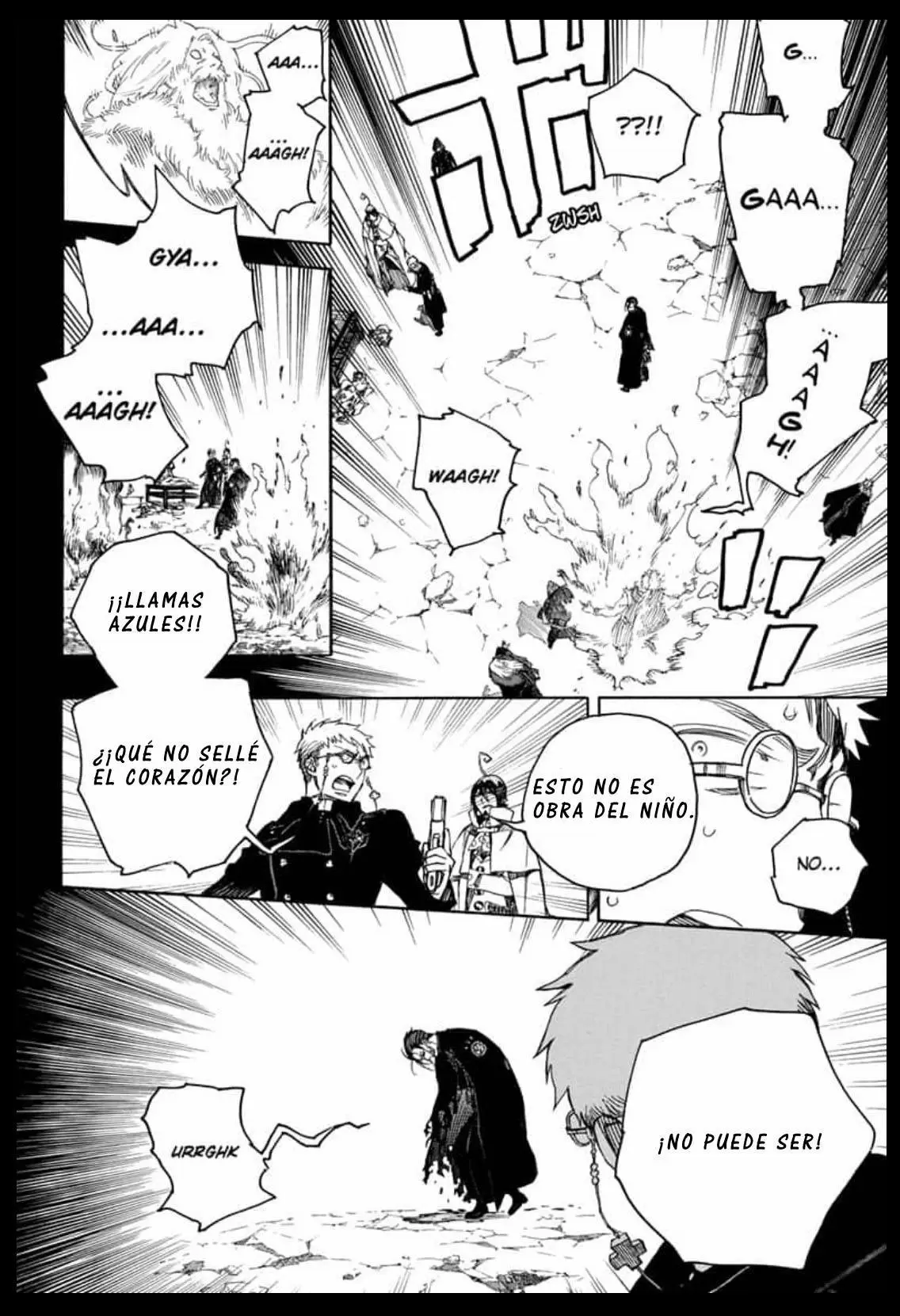 Ao no Exorcist capítulo 116.50, página 22