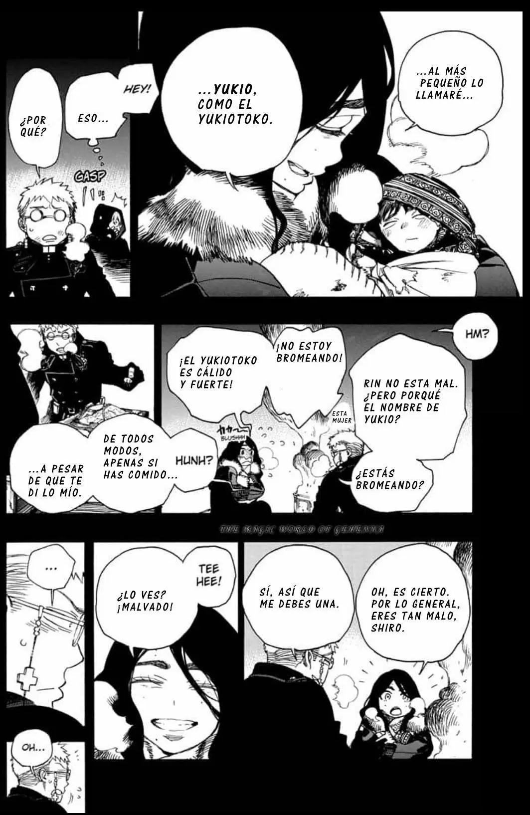 Ao no Exorcist capítulo 117, página 16