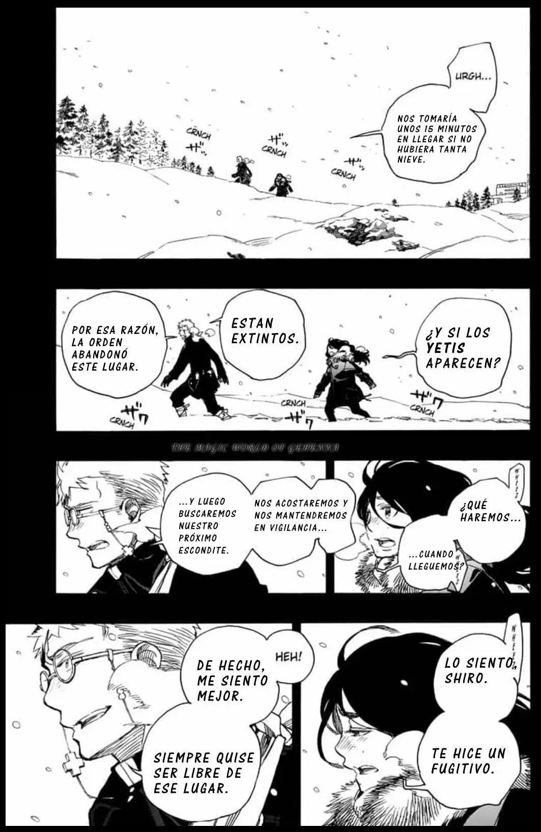 Ao no Exorcist capítulo 117, página 19