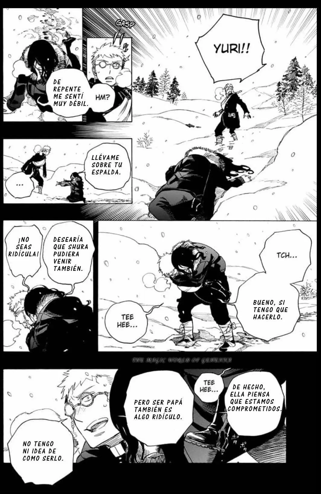 Ao no Exorcist capítulo 117, página 22