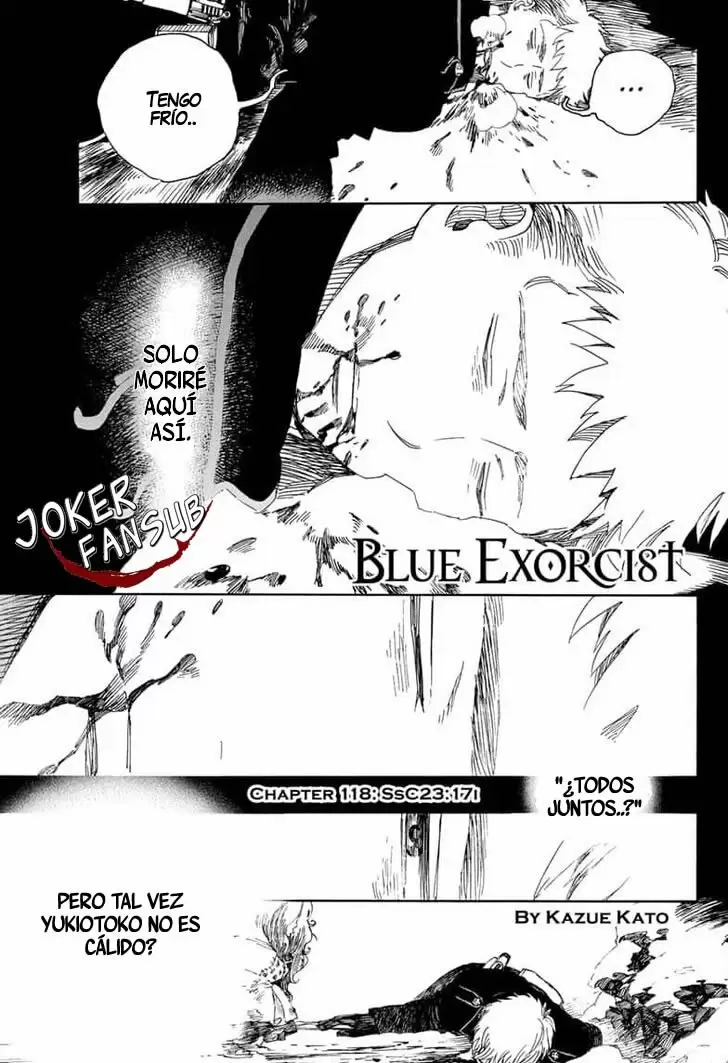 Ao no Exorcist capítulo 118, página 3