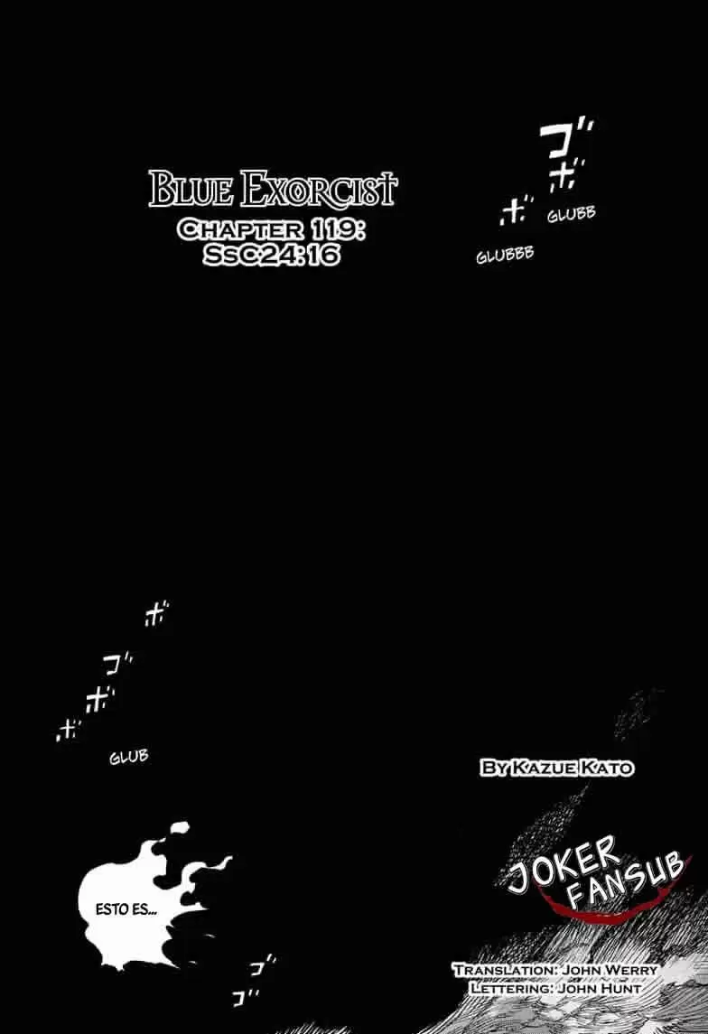 Ao no Exorcist capítulo 119, página 3